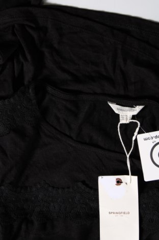 Γυναικεία μπλούζα Springfield, Μέγεθος M, Χρώμα Μαύρο, Τιμή 3,34 €
