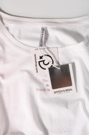 Γυναικεία μπλούζα Stitch & Soul, Μέγεθος M, Χρώμα Λευκό, Τιμή 3,84 €