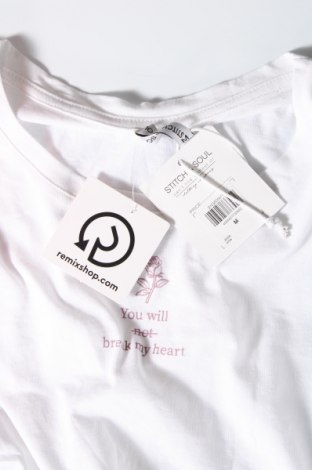 Γυναικεία μπλούζα Stitch & Soul, Μέγεθος M, Χρώμα Λευκό, Τιμή 3,36 €