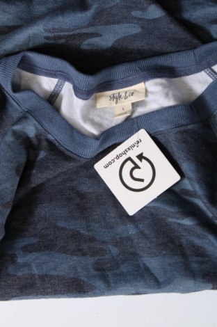 Γυναικεία μπλούζα Style & Co, Μέγεθος L, Χρώμα Μπλέ, Τιμή 3,88 €