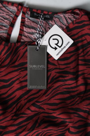 Дамска блуза Sublevel, Размер M, Цвят Червен, Цена 4,65 лв.