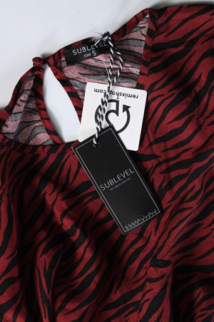 Дамска блуза Sublevel, Размер S, Цвят Червен, Цена 4,65 лв.