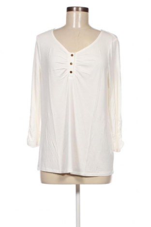 Γυναικεία μπλούζα Vivance, Μέγεθος M, Χρώμα Λευκό, Τιμή 4,31 €