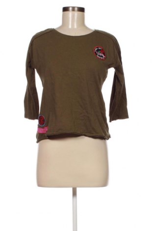 Γυναικεία μπλούζα Yfl Reserved, Μέγεθος XS, Χρώμα Πράσινο, Τιμή 9,62 €