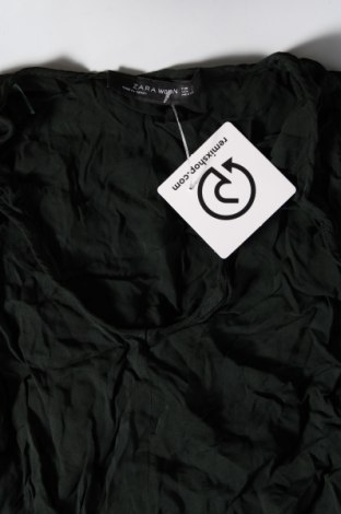 Γυναικεία μπλούζα Zara, Μέγεθος S, Χρώμα Πράσινο, Τιμή 2,35 €