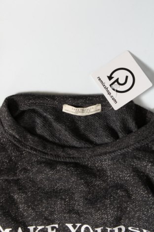 Дамска блуза Zara Trafaluc, Размер M, Цвят Сив, Цена 6,20 лв.