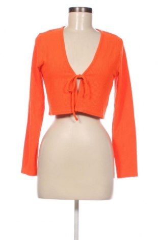 Damen Strickjacke H&M Divided, Größe M, Farbe Orange, Preis € 2,83