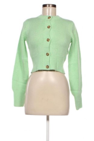 Damen Strickjacke Monki, Größe XXS, Farbe Grün, Preis 6,32 €