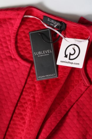 Γυναικεία ζακέτα Sublevel, Μέγεθος S, Χρώμα Κόκκινο, Τιμή 7,59 €