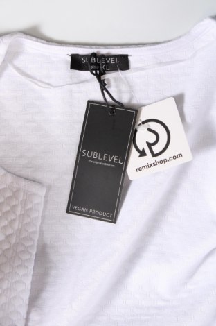 Γυναικεία ζακέτα Sublevel, Μέγεθος L, Χρώμα Λευκό, Τιμή 11,38 €