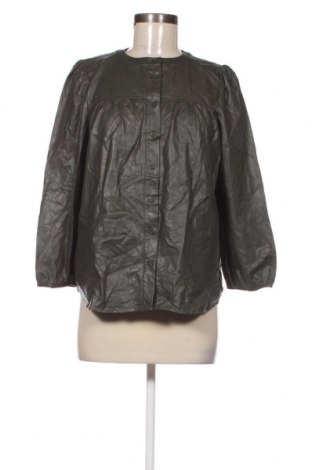 Damen Lederhemd Street One, Größe M, Farbe Grün, Preis 50,10 €