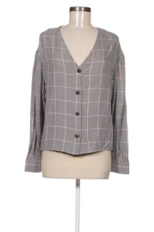 Γυναικείο πουκάμισο Bershka, Μέγεθος L, Χρώμα Γκρί, Τιμή 4,79 €
