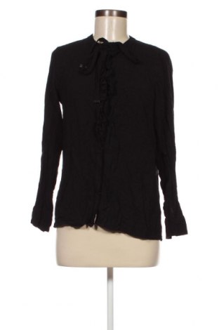 Γυναικείο πουκάμισο Free Quent, Μέγεθος S, Χρώμα Μαύρο, Τιμή 3,42 €