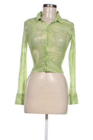 Дамска риза H&M Divided, Размер XS, Цвят Зелен, Цена 4,75 лв.