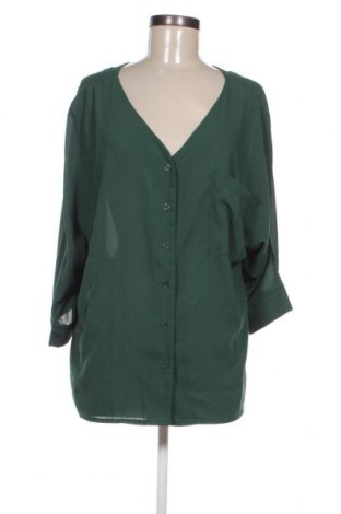 Дамска риза Vanille & Chocolat, Размер M, Цвят Зелен, Цена 5,50 лв.