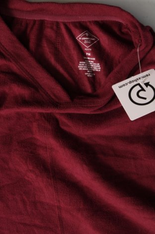 Γυναικεία αθλητική μπλούζα St. John's Bay, Μέγεθος M, Χρώμα Κόκκινο, Τιμή 16,08 €