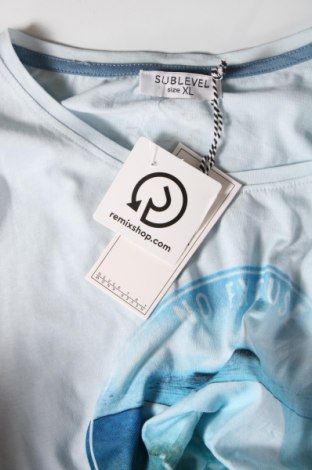 Γυναικείο t-shirt Sublevel, Μέγεθος XL, Χρώμα Μπλέ, Τιμή 5,84 €