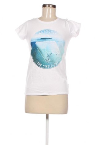 Γυναικείο t-shirt Sublevel, Μέγεθος S, Χρώμα Λευκό, Τιμή 5,73 €