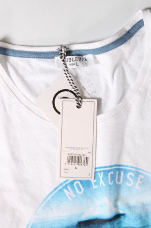 Γυναικείο t-shirt Sublevel, Μέγεθος L, Χρώμα Λευκό, Τιμή 5,73 €
