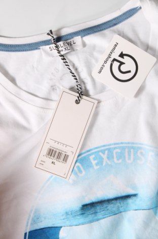 Дамска тениска Sublevel, Размер XL, Цвят Бял, Цена 10,92 лв.