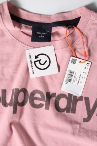 Damen T-Shirt Superdry, Größe S, Farbe Aschrosa, Preis € 15,88