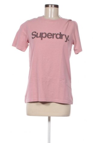 Damen T-Shirt Superdry, Größe S, Farbe Aschrosa, Preis 18,04 €