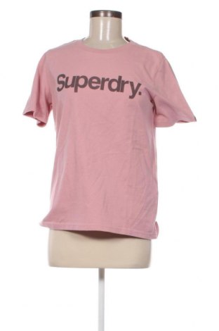 Damen T-Shirt Superdry, Größe M, Farbe Aschrosa, Preis € 18,04