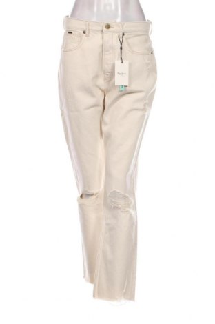 Дамски дънки Pepe Jeans, Размер M, Цвят Екрю, Цена 30,59 лв.