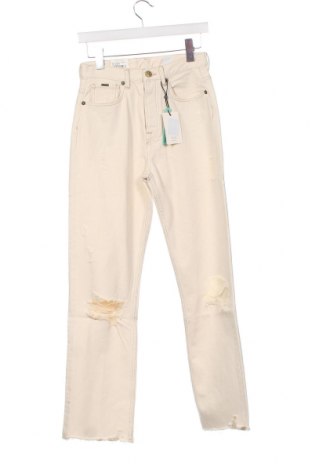 Дамски дънки Pepe Jeans, Размер S, Цвят Екрю, Цена 30,59 лв.