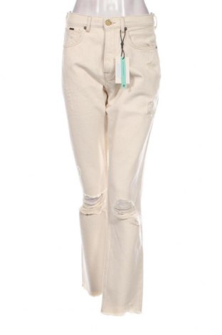 Дамски дънки Pepe Jeans, Размер S, Цвят Екрю, Цена 28,98 лв.