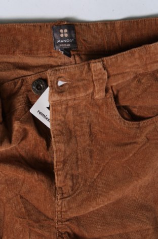 Pantaloni de velvet de femei, Mărime S, Culoare Bej, Preț 12,40 Lei