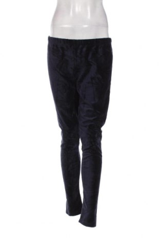 Pantaloni de velvet de femei, Mărime L, Culoare Albastru, Preț 12,40 Lei