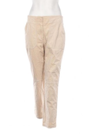Pantaloni de velvet de femei, Mărime M, Culoare Bej, Preț 27,24 Lei