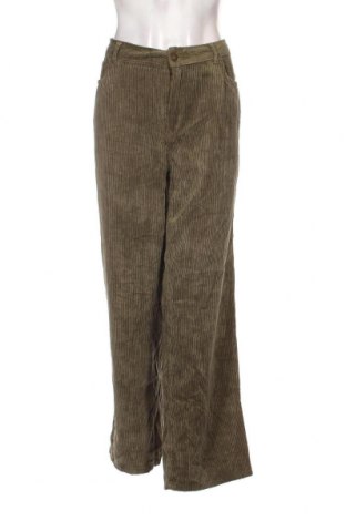 Γυναικείο κοτλέ παντελόνι, Μέγεθος XL, Χρώμα Πράσινο, Τιμή 4,31 €