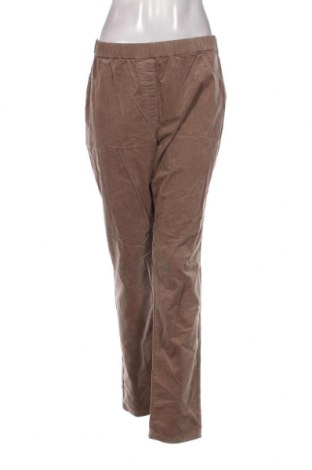 Γυναικείο κοτλέ παντελόνι, Μέγεθος XL, Χρώμα  Μπέζ, Τιμή 4,31 €