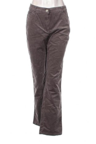 Γυναικείο κοτλέ παντελόνι Canda, Μέγεθος M, Χρώμα Γκρί, Τιμή 2,51 €