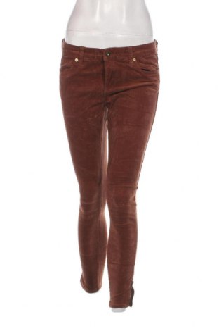 Pantaloni de velvet de femei Edyson, Mărime S, Culoare Maro, Preț 14,31 Lei
