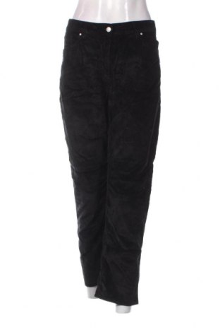 Γυναικείο κοτλέ παντελόνι Ella, Μέγεθος XL, Χρώμα Μαύρο, Τιμή 4,31 €