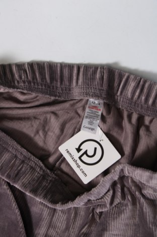 Γυναικείο κοτλέ παντελόνι George, Μέγεθος M, Χρώμα Γκρί, Τιμή 5,45 €