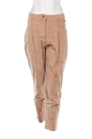 Pantaloni de velvet de femei Gina, Mărime M, Culoare Bej, Preț 13,35 Lei