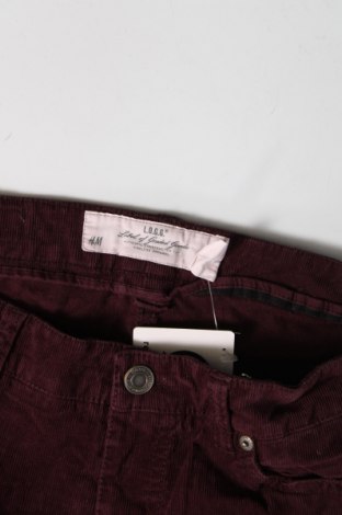 Дамски джинси H&M L.O.G.G., Размер L, Цвят Червен, Цена 5,51 лв.