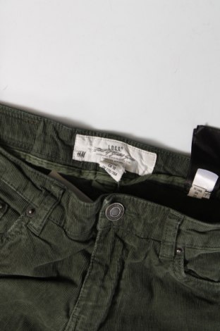 Дамски джинси H&M L.O.G.G., Размер M, Цвят Зелен, Цена 7,25 лв.