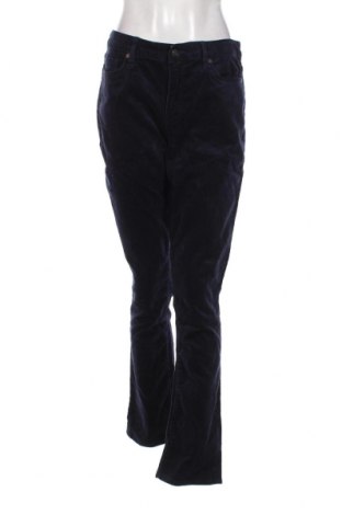 Γυναικείο κοτλέ παντελόνι Lands' End, Μέγεθος L, Χρώμα Μπλέ, Τιμή 3,59 €