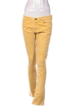Pantaloni de velvet de femei WE, Mărime L, Culoare Galben, Preț 18,12 Lei