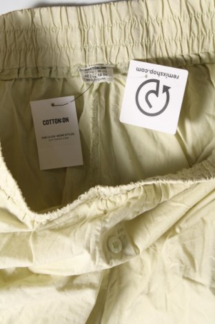 Дамски къс панталон Cotton On, Размер L, Цвят Зелен, Цена 13,33 лв.