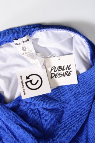 Γυναικείο κοντό παντελόνι Public Desire, Μέγεθος M, Χρώμα Μπλέ, Τιμή 4,31 €