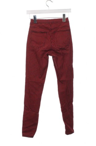 Дамски панталон Bershka, Размер XS, Цвят Червен, Цена 4,93 лв.