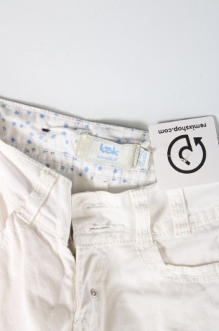 Дамски панталон Bershka, Размер XXS, Цвят Бял, Цена 16,00 лв.