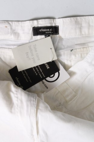 Дамски панталон Claire, Размер XL, Цвят Бял, Цена 28,65 лв.