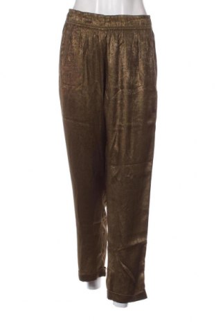 Pantaloni de femei Esqualo, Mărime M, Culoare Auriu, Preț 42,93 Lei